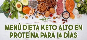 Dieta Keto Menú alto en proteínas - Plan de 14 días